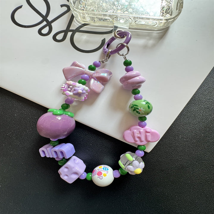 Decorative Beaded Charm Keychain Kalsten 1790135913