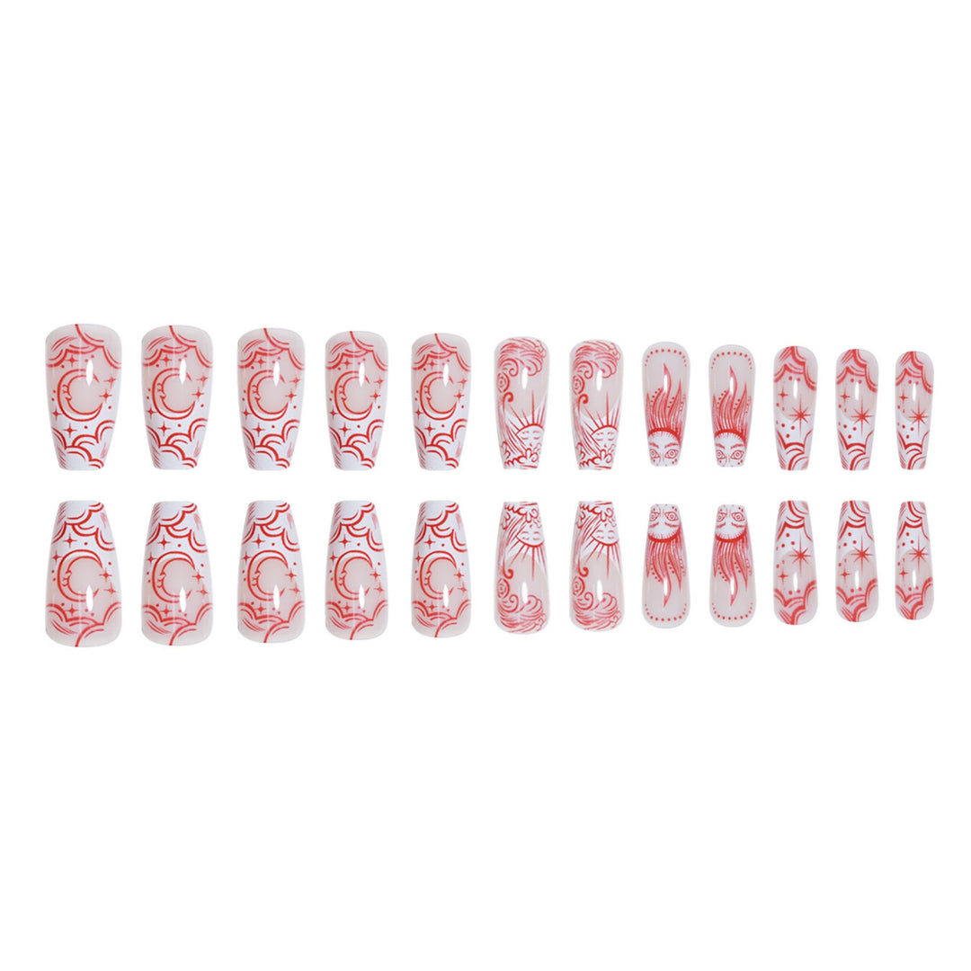 Artistic Patterned Press-On Nails Kalsten