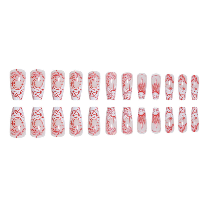 Artistic Patterned Press-On Nails Kalsten