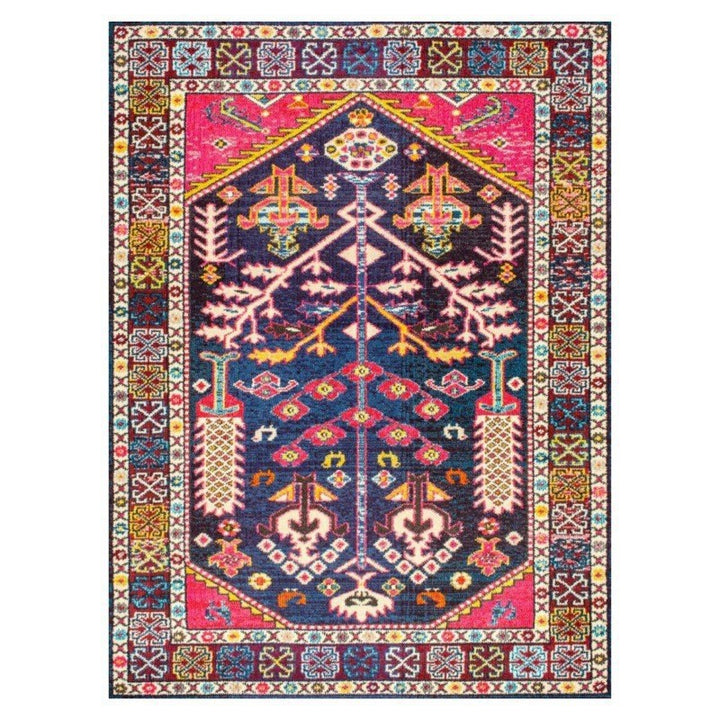 Vintage Floral Patterned Area Rug