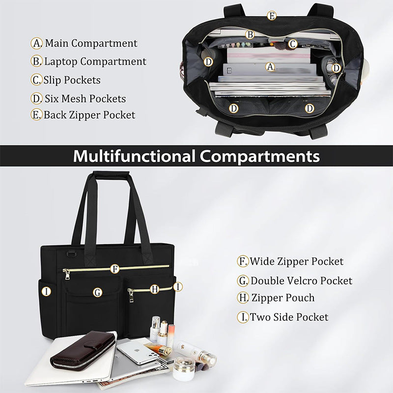 Practical Laptop Bag with Versatile Compartments Kalsten