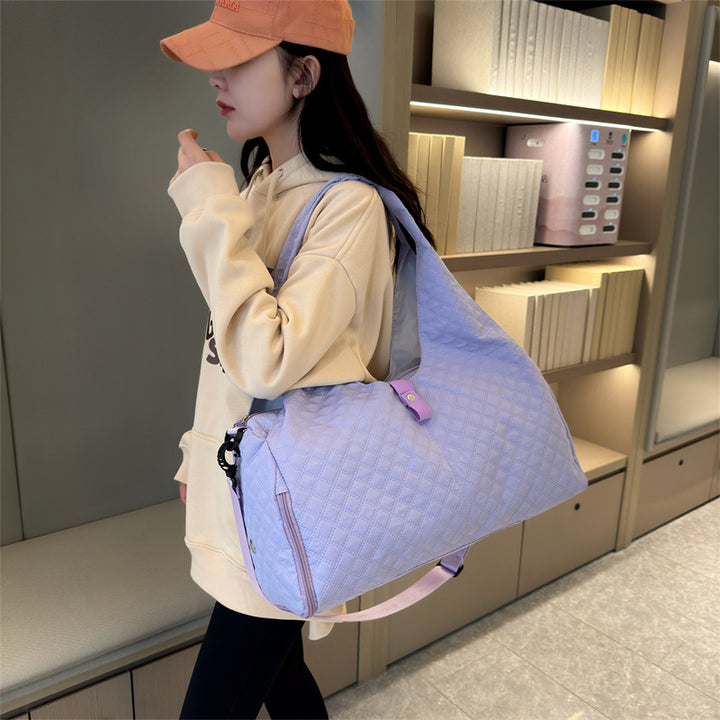 Quilted Multi-Functional Gym Bag