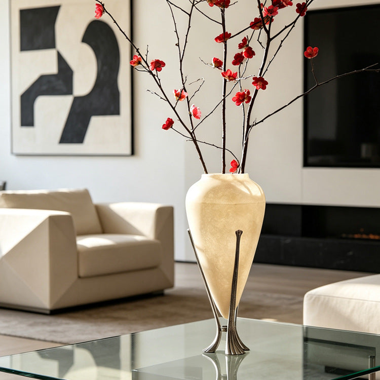 Elegant Stone Decorative Vase