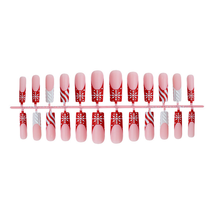 Festive Holiday Press-On Nail Art Set Kalsten