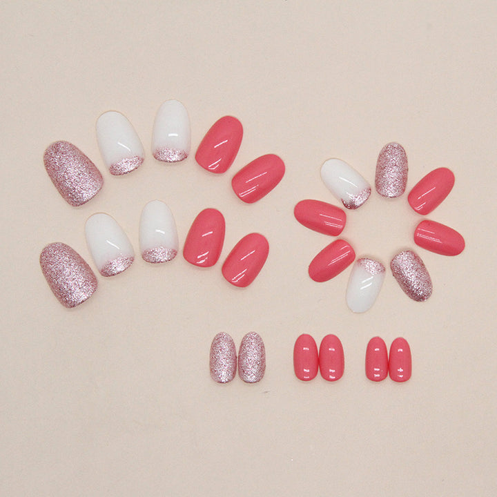 Glittering Press-On Nail Art Set Kalsten