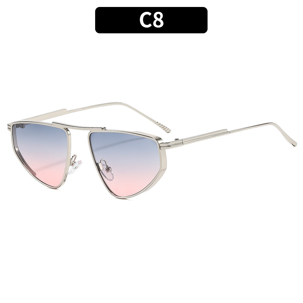 Bold Geometric Shield Eyewear
