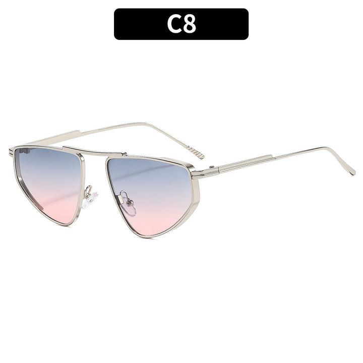 Bold Geometric Shield Eyewear