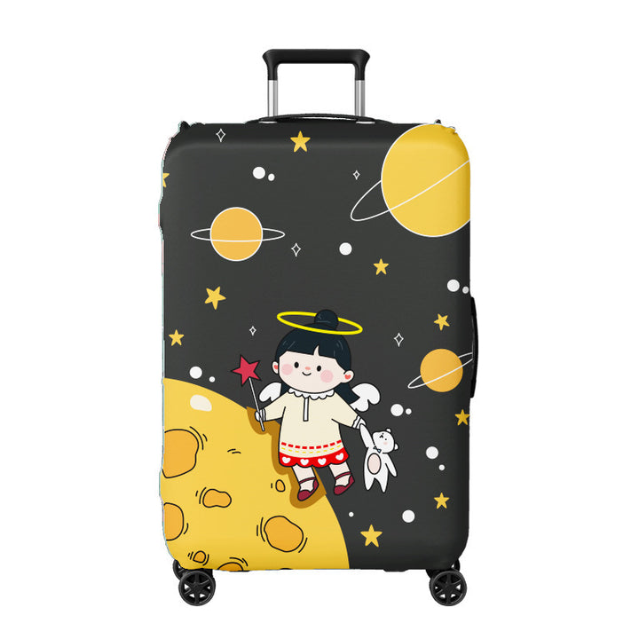 Unisex Suitcase Cover with Colorful City Design Kalsten