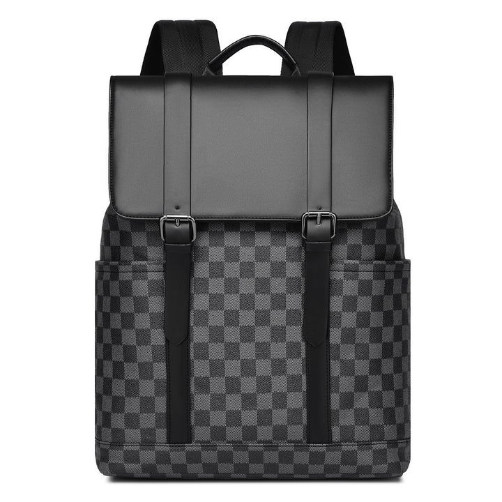 Stylish Checkered Backpack Kalsten