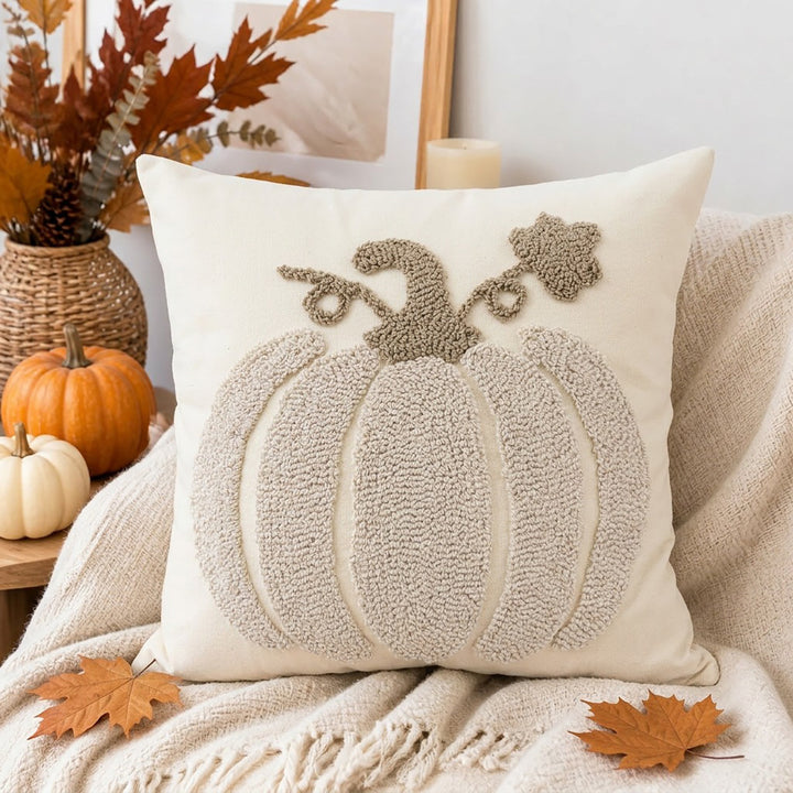 Decorative Pumpkin-Shaped Cushion