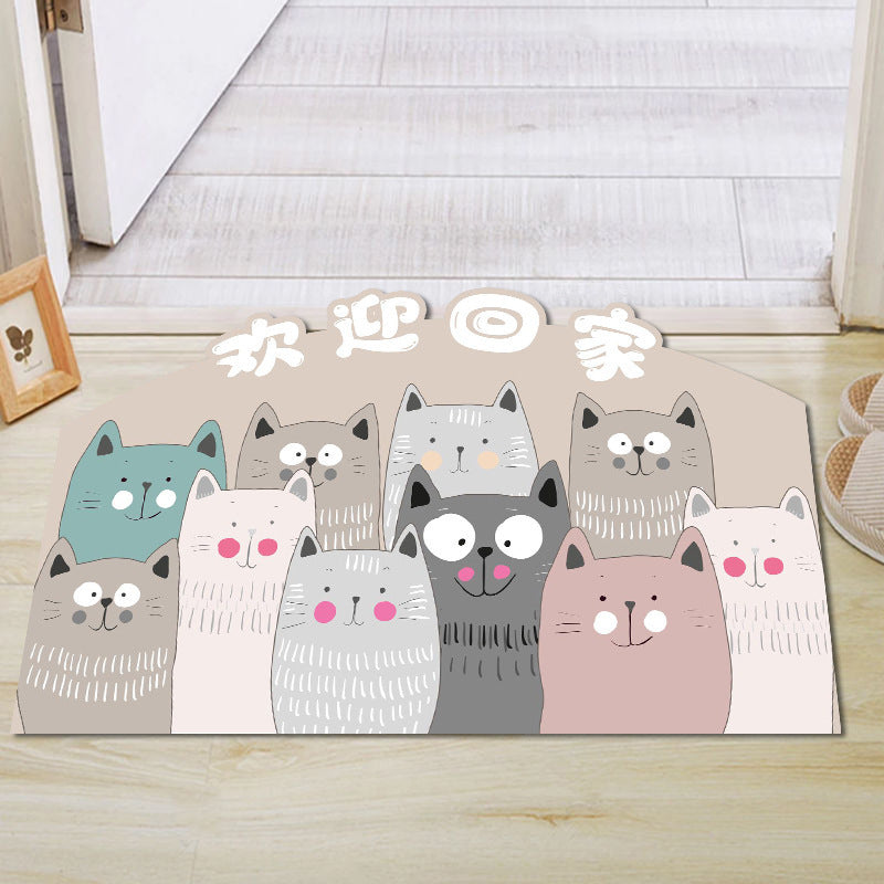 Cute Cartoon Dog Welcome Mat Kalsten