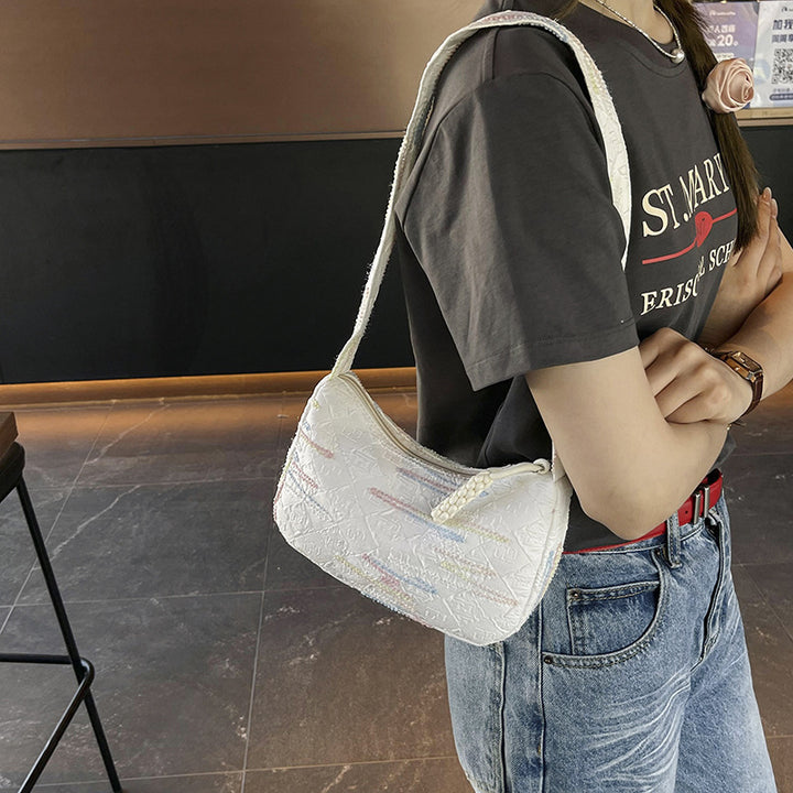 WoTextured Fabric Shoulder Bag Kalsten