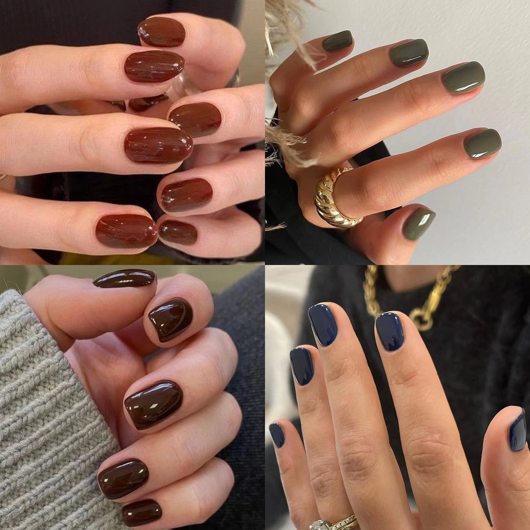 Elegant Nail Art with Gloss Finish Kalsten
