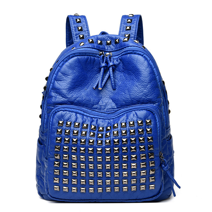 Stylish Studded Leather Backpack