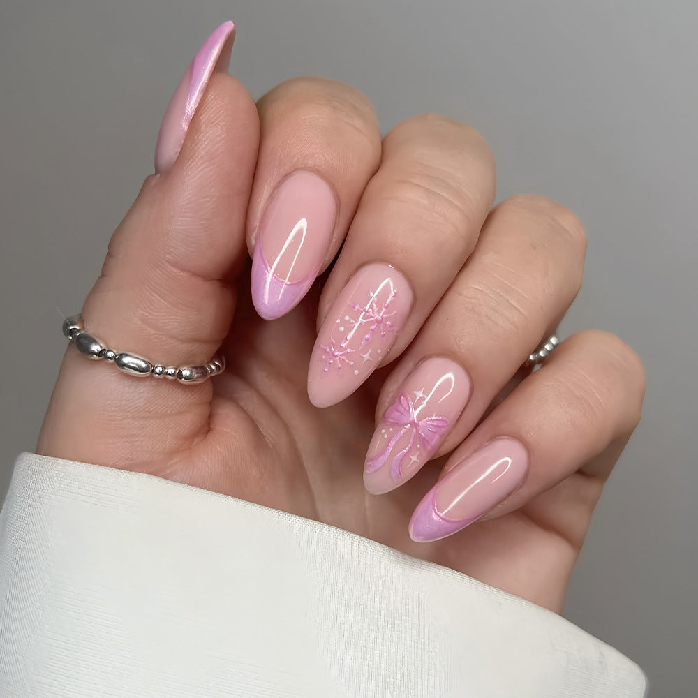 Elegant Butterfly Design Press-On Nails Kalsten