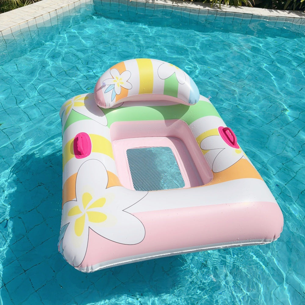 Inflatable Pool Lounger with Sun Canopy Kalsten