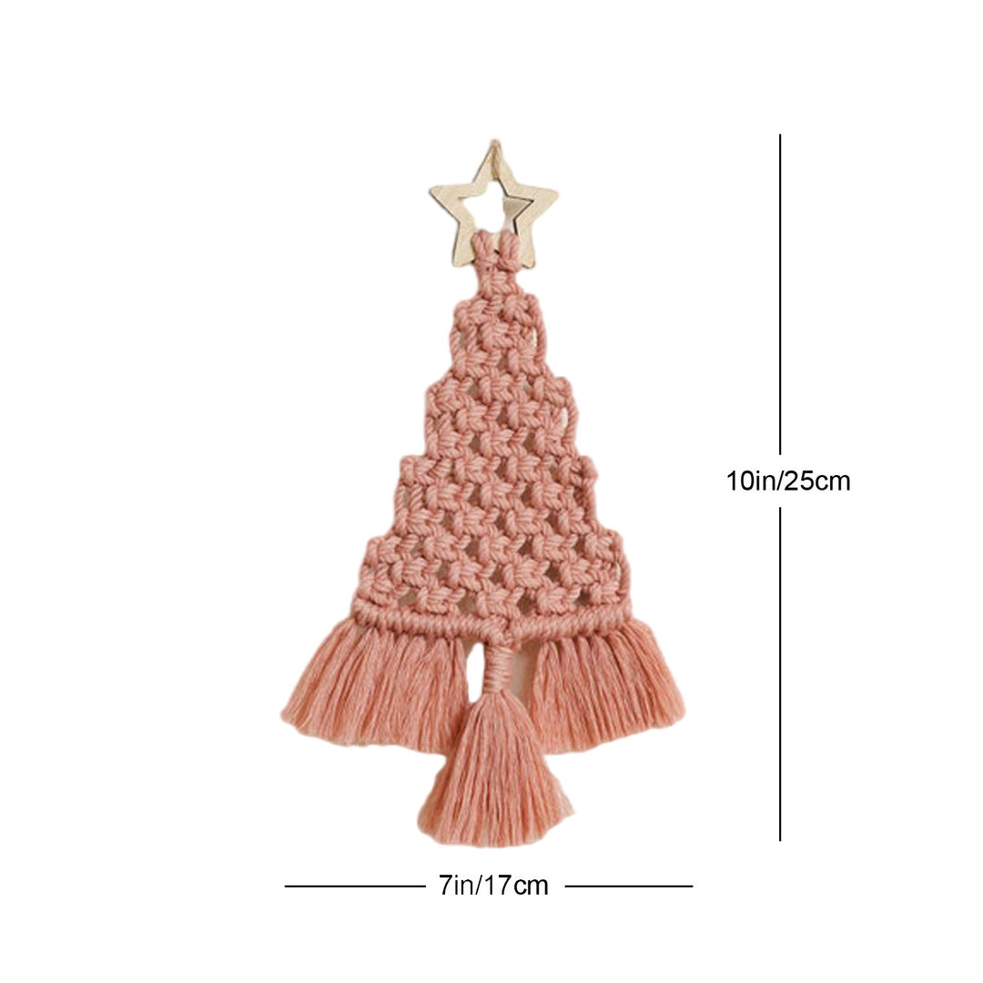Festive Macrame Christmas Tree Ornament Kalsten