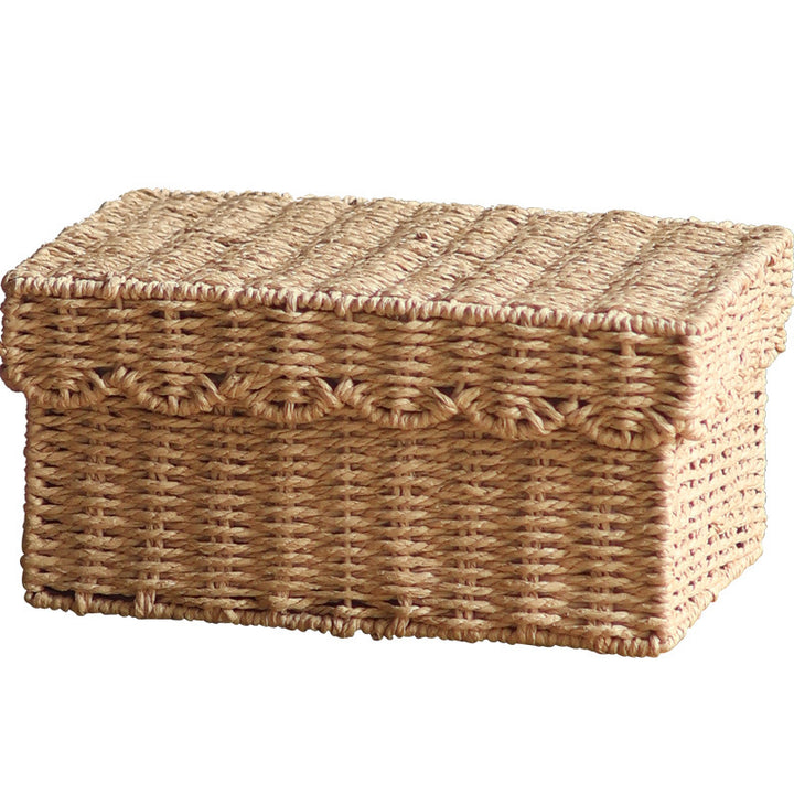 Handcrafted storage boxes made of natural material Kalsten