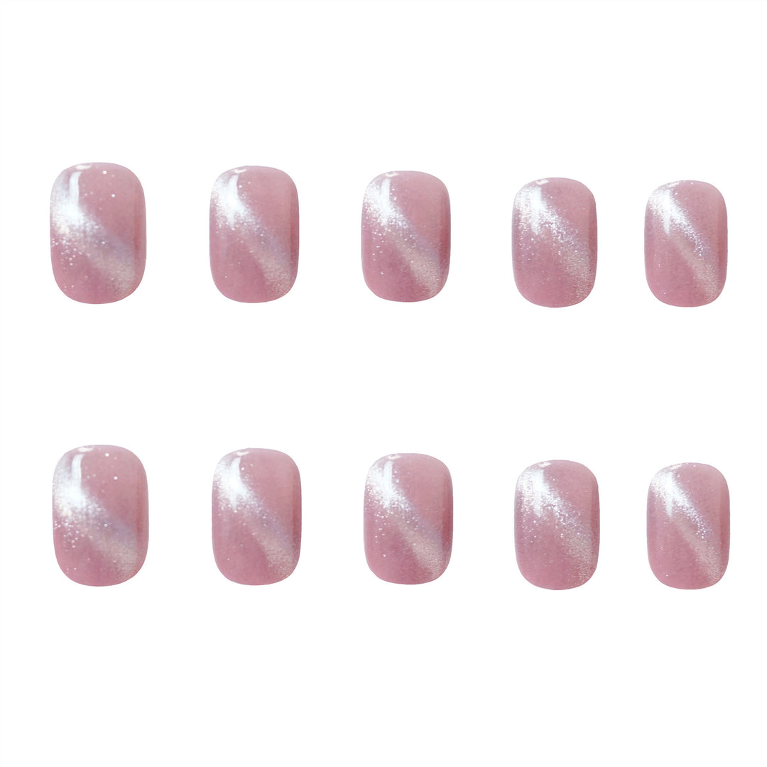 Sparkling Gel Press-On Nail Set Kalsten