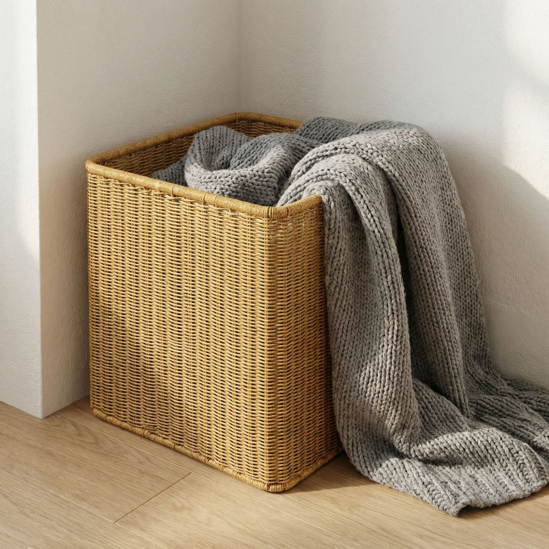 Rectangular Woven Storage Box Kalsten