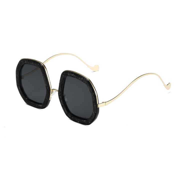 Women's geometric sunglasses with luxurious frame Kalsten