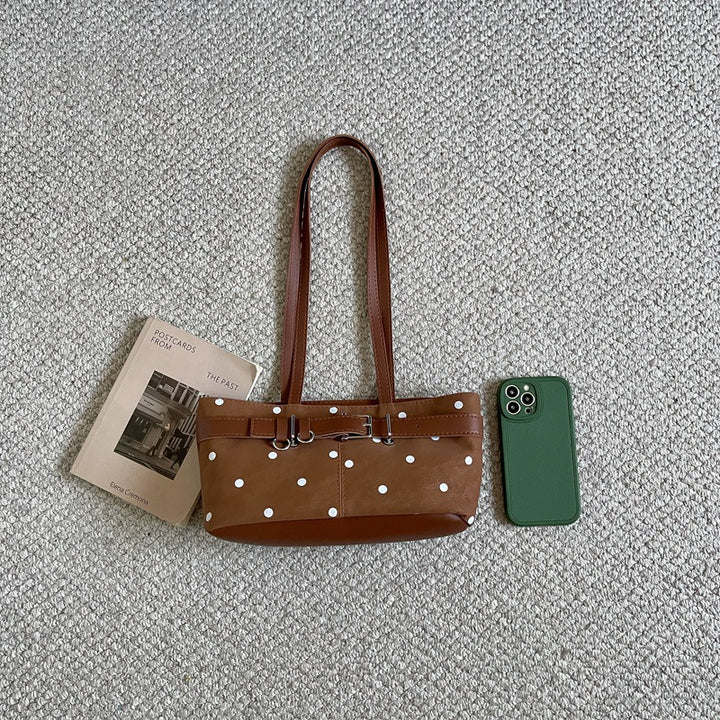 Stylish Polka Dot Shoulder Bag