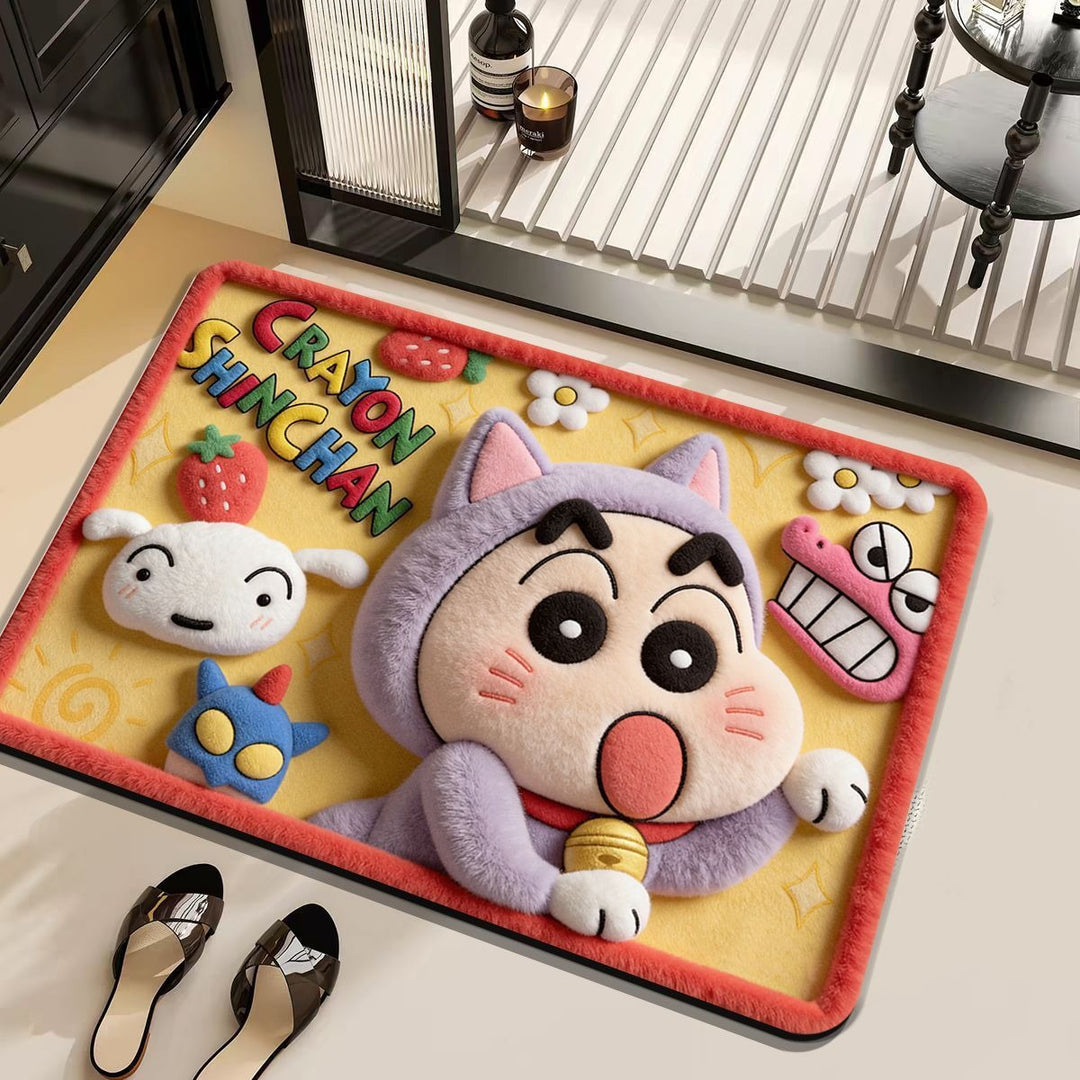 Cartoon-Themed Plush Area Mat Kalsten