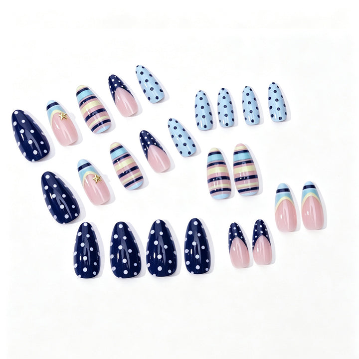 Trendy Pattern Press-On Nails Kalsten