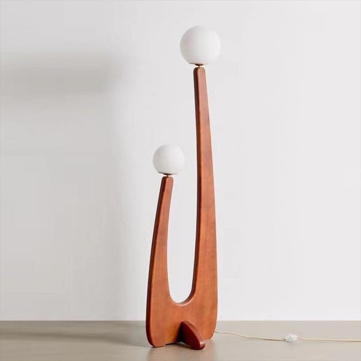 Artistic Wooden Floor Lamp
