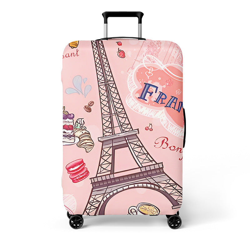 Heart-Patterned Hard Shell Luggage Kalsten