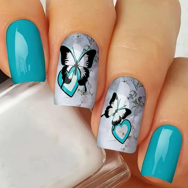 Floral Gradient Nail Art Design Kit Kalsten
