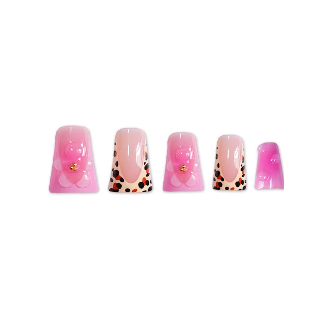 Artistic Floral Gel Press-On Nails Kalsten 1787368914