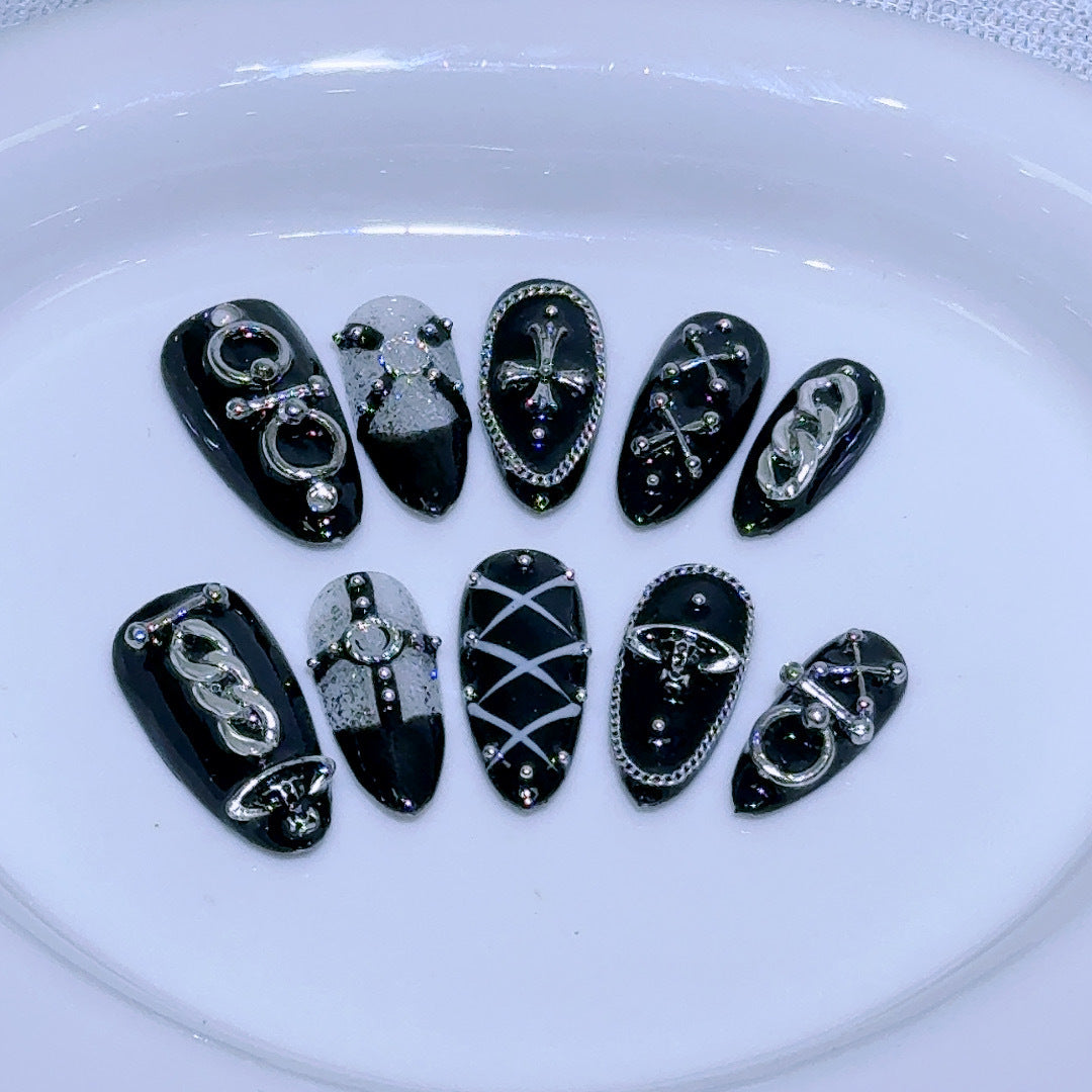 Decorative Gothic Nail Art Set
