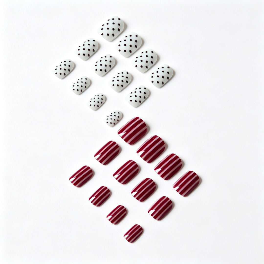 Artistic Multi-Patterned Nail Art Set