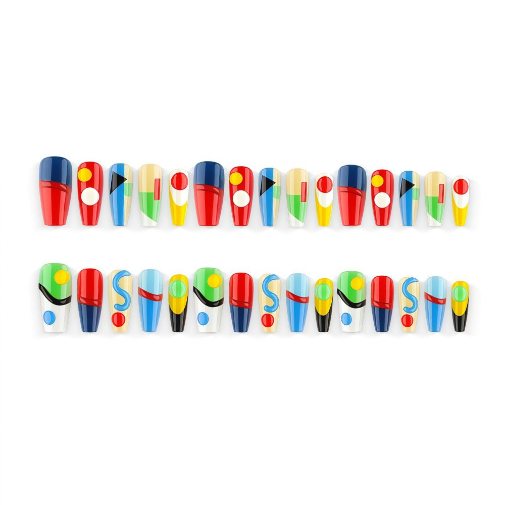 Creative Art Nails in Modern Geometric Style Kalsten