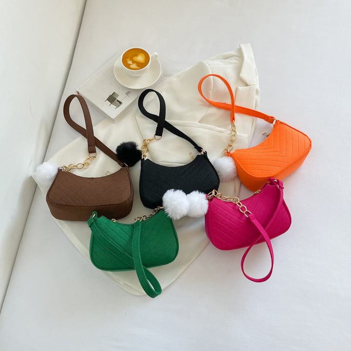 WoStylish Faux Fur Mini Handbag Kalsten