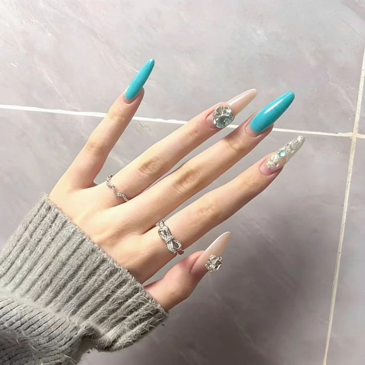 Glossy Elegant Nail Art