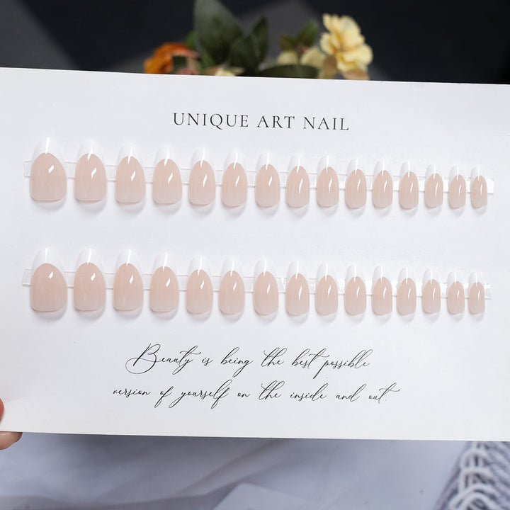 Elegant Almond-Shaped Press-On Nail Set