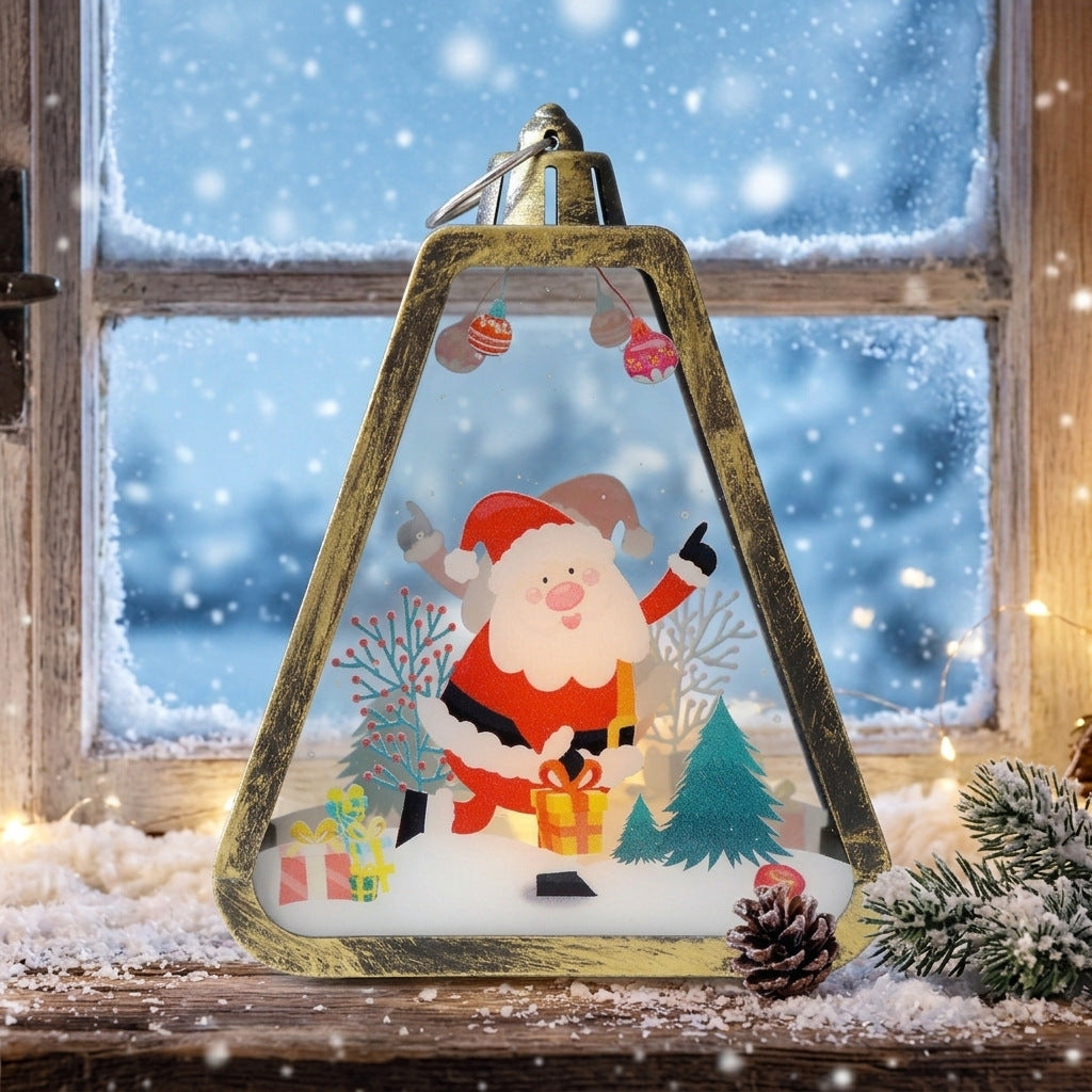Christmas lantern in modern design