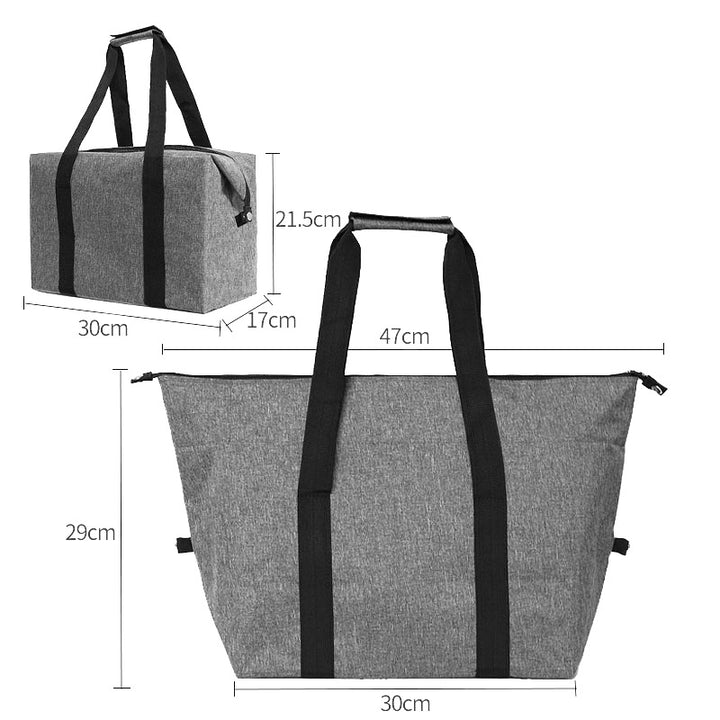 Insulated Multi-Compartment Cooler Tote