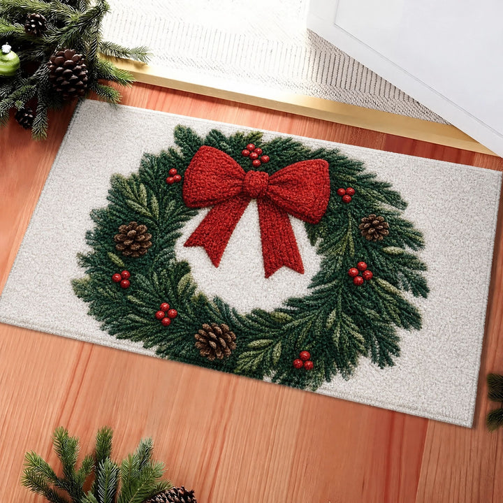 Holiday Theme Welcome Mat