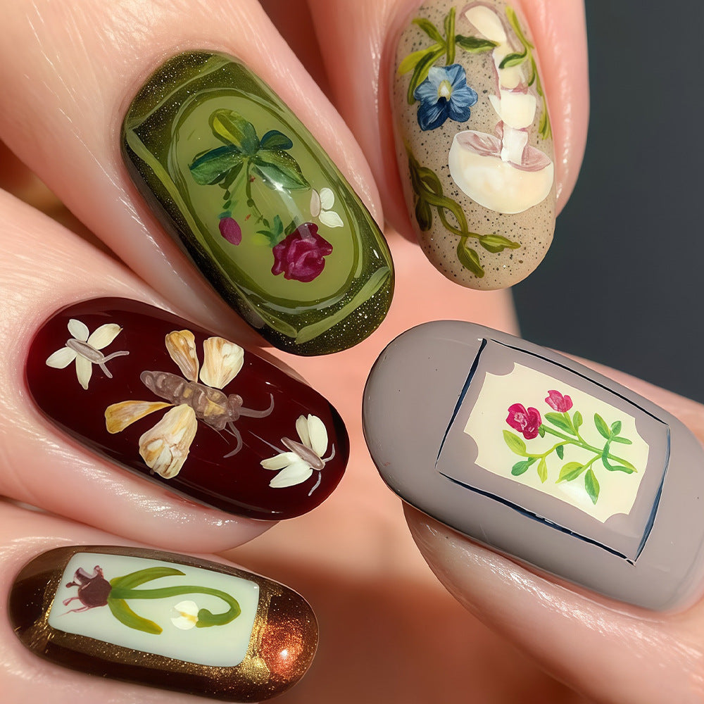 Seasonal Themed Press-On Nail Art Set Kalsten