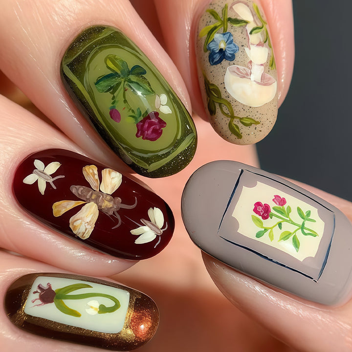 Seasonal Themed Press-On Nail Art Set Kalsten