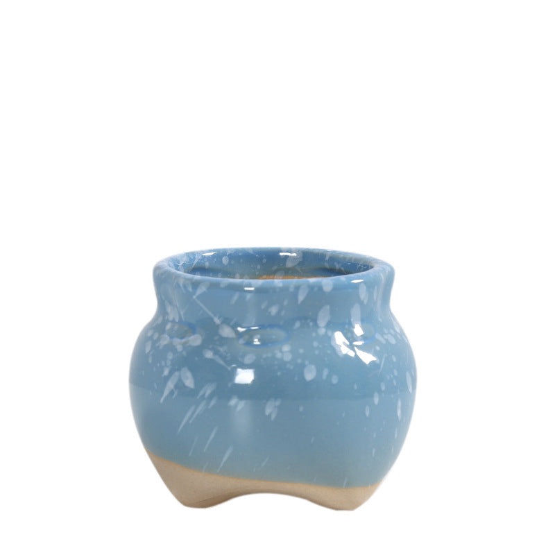 Contemporary Curved Ceramic Vase Kalsten
