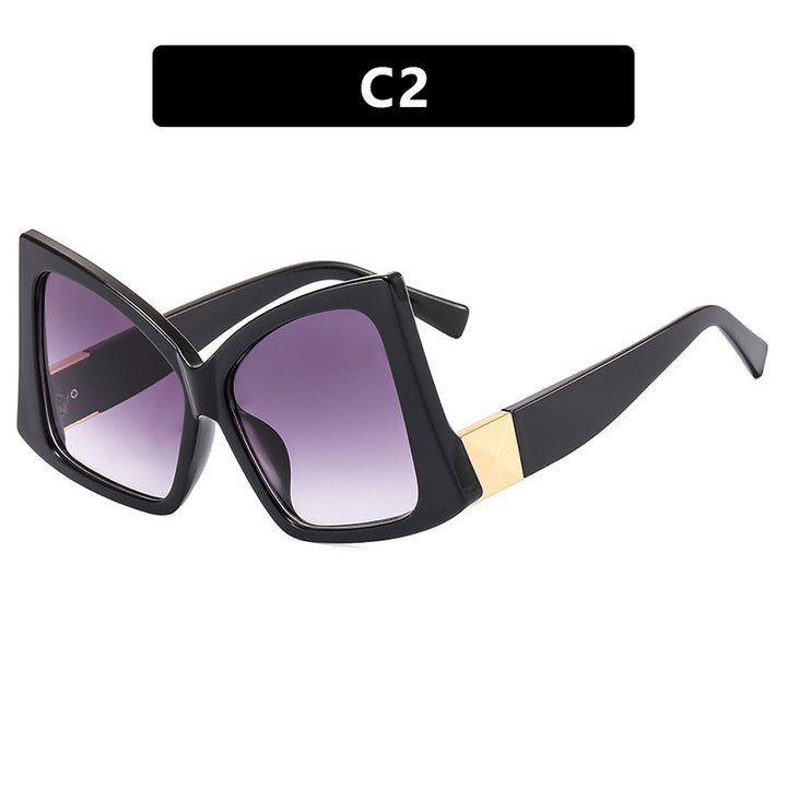 Women's oversized sunglasses with elegant square frame and protective UV protection Kalsten