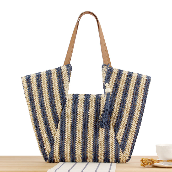 Fashionable market shoulder bag with elegant fringes Kalsten
