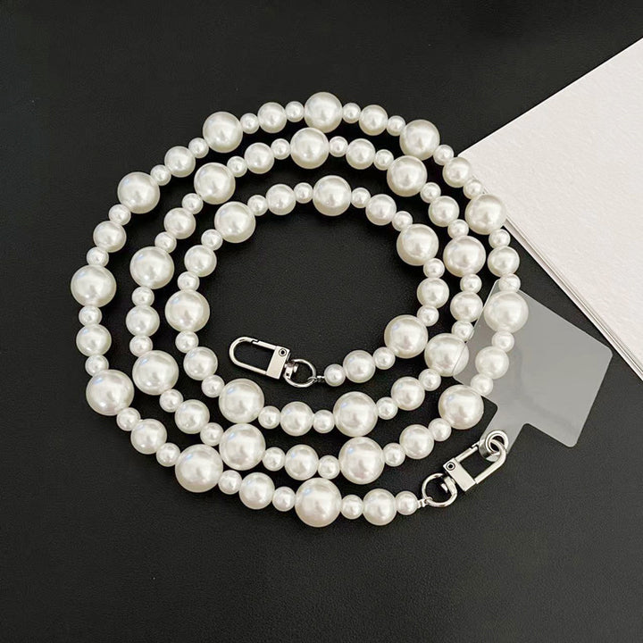 Women’s Elegant Pearl Beaded Eyewear Chain Kalsten