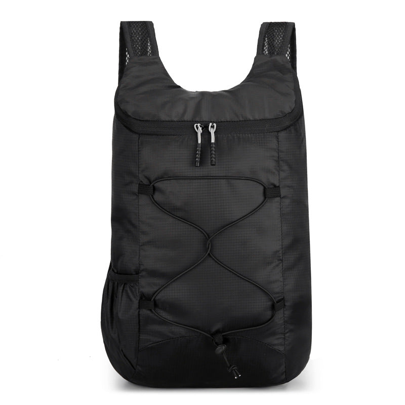 Unisex nan ultra-lightweight foldable daypack made of ripstop with elastic outer bungee and padded straps Kalsten