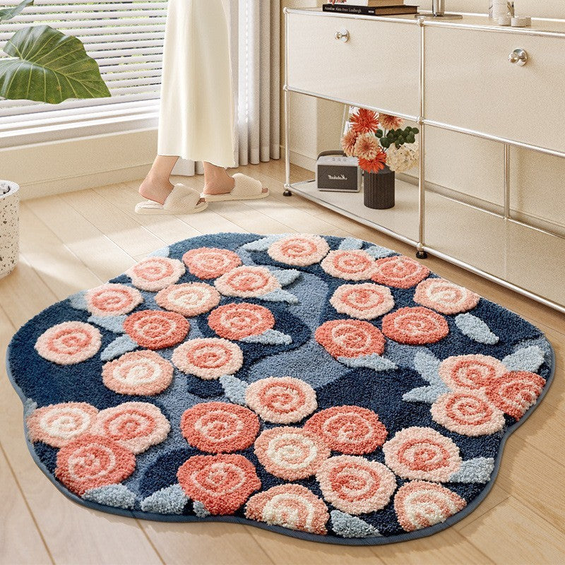 Botanical Leaf Bath Mat Kalsten