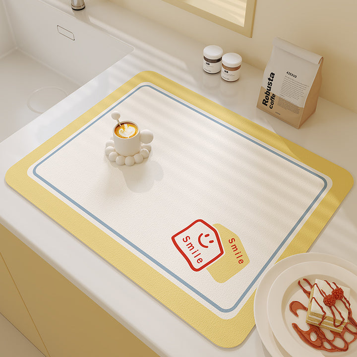 Smiling Faces Kitchen Mat Kalsten